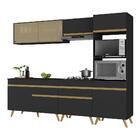 Cozinha Completa 5 Peças C/ Armário E Balcão Mp3715 Veneza Gb