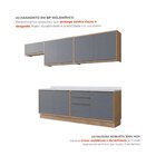 Cozinha Completa 5 Peças Com 2 Balcões 3 Armários Aéreos Em M