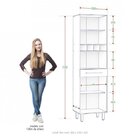 Cozinha Completa 5 Peças Com 9 Portas 4 Gavetas Nicho Para Fo