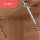 Cozinha Completa 5 Peças Com Balcão Macadâmia Freijó/branco