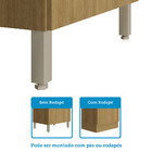 Cozinha Completa 5 Peças Com Espaço Para Micro-ondas E Tampo