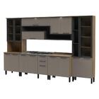 Cozinha Completa 5 Peças Com Iluminação Cr6216 Fumê