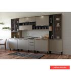 Cozinha Completa 5 Peças Com Iluminação Cr6216 Fumê