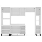 Cozinha Completa 5 Peças Com Tampo Meena Branco