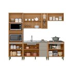 Cozinha Completa 5 Peças Com Torre Quente Allure Jequitibá/gr