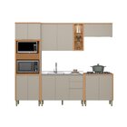 Cozinha Completa 5 Peças Com Torre Quente Allure Jequitibá/gr