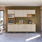 Cozinha Completa 5 Peças Com Torre Quente E Aéreo Duplo Selen