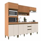 Cozinha Completa 5 Peças Com Torre Quente E Aéreo Ripado Cecí