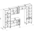 Cozinha Completa 5 Peças Com Torre Quente E Cristaleira Allur