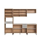 Cozinha Completa 5 Peças Com Torre Quente Jade Freijó/arenas