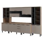 Cozinha Completa 5 Peças Laura Multimóveis Cr6209 Mel/fumê