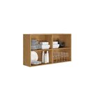 Cozinha Completa 5 Peças Mdf 9 Portas 6 Gavetas 1 Nicho Para