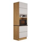 Cozinha Completa 5 Peças Mdf 9 Portas 6 Gavetas 1 Nicho Para