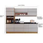 Cozinha Completa 5 Peças Mdf 9 Portas 6 Gavetas 1 Nicho Para