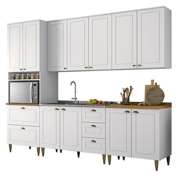 Cozinha Completa 5 Peças Nova York Com Torre Quente E Tampo N