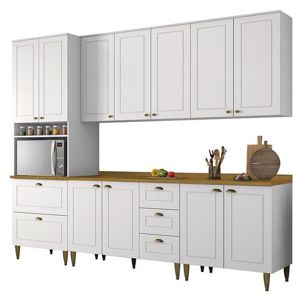 Cozinha Completa 5 Peças Nova York Com Torre Quente, Tampo Na