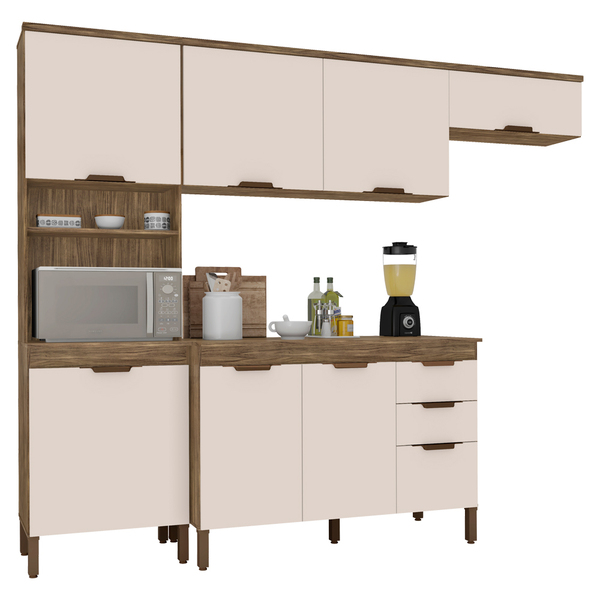 Cozinha Completa 5 Peças Veneza Teka Champagne Clique Chique