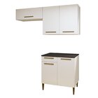 Cozinha Completa 5 Portas 1 Gaveta Atibaia Branco