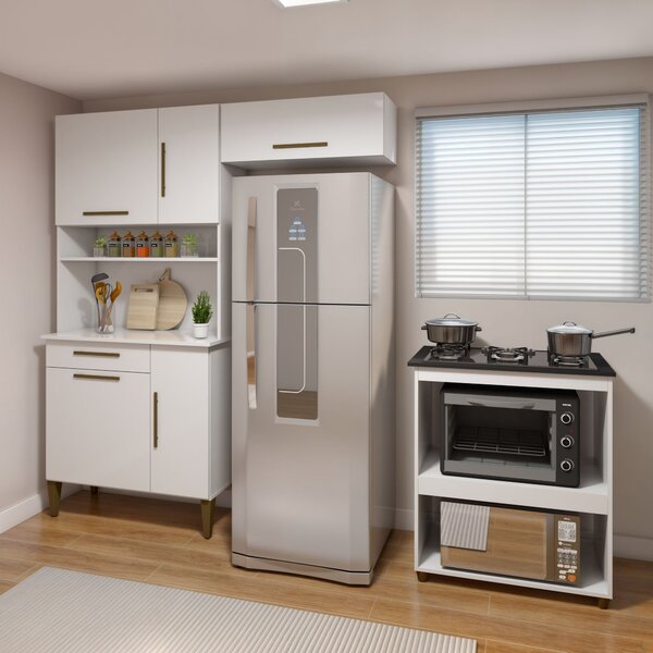 Cozinha Completa 5 Portas 1 Gaveta Barueri Branco