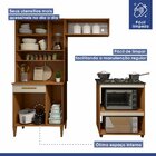 Cozinha Completa 5 Portas 1 Gaveta Barueri Nature/off White