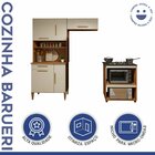 Cozinha Completa 5 Portas 1 Gaveta Barueri Nature/off White