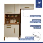 Cozinha Completa 5 Portas 1 Gaveta Barueri Nature/off White