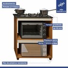 Cozinha Completa 5 Portas 1 Gaveta Barueri Nature/off White