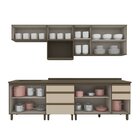 Cozinha Completa 6 Peças 100% Mdf Com Tampo Para Cooktop Conn