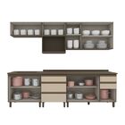 Cozinha Completa 6 Peças 100% Mdf Com Tampo Para Cooktop Conn