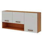 Cozinha Completa 6 Peças 100% Mdf Essência Freijo/white Laca