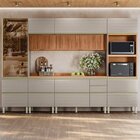 Cozinha Completa 6 Peças 100% Mdf Proença Nogueira/nude Prime