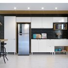 Cozinha Completa 6 Peças 10 Portas 2 Gavetas Com Tampo Quadri