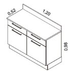 Cozinha Completa 6 Peças 10 Portas 6 Gavetas Exclusive Itatia