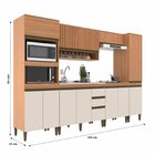 Cozinha Completa 6 Peças 11 Portas Com Torre Quente Paneleiro