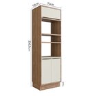 Cozinha Completa 6 Peças 11 Portas Viena Freijó / Cinza Argila