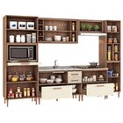 Cozinha Completa 6 Peças 13 Portas 4 Gavetas 1 Nicho Para For