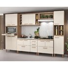 Cozinha Completa 6 Peças 13 Portas 4 Gavetas 1 Nicho Para For