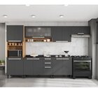 Cozinha Completa 6 Peças 14 Portas 2 Gavetas 1 Nicho Para For