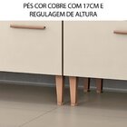 Cozinha Completa 6 Peças 14 Portas 4 Gavetas 2 Nichos Para Fo