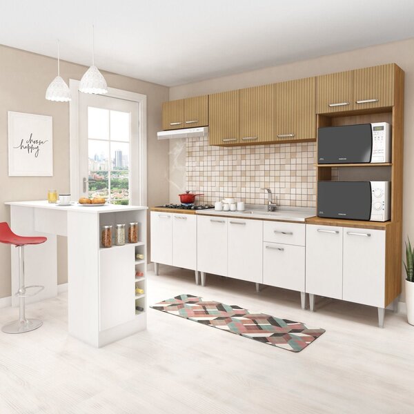 Cozinha Completa 6 Peças 15 Portas 1 Gaveta Max Fellicci Noga