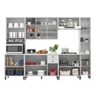 Cozinha Completa 6 Peças 16 Portas 2 Gavetas 310cm Dallas Ind