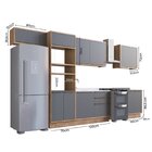 Cozinha Completa 6 Peças 2 Balcões 3 Armários Aéreos E 1 Torr