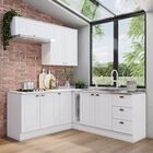 Cozinha Completa 6 Peças 8 Portas 3 Gavetas Emily Espresso Mó