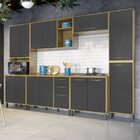 Cozinha Completa 6 Peças Áustria  Cinamomo/grafite
