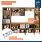 Cozinha Completa 6 Peças Áustria  Cinamomo/off White