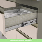 Cozinha Completa 6 Peças Com Aéreo De Vidro Lora Casa 812