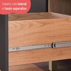 Cozinha Completa 6 Peças Com Armário Macadâmia Freijó/grafite