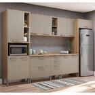 Cozinha Completa 6 Peças Com Armário Para Geladeira Juliete M