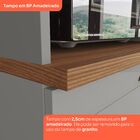 Cozinha Completa 6 Peças Com Cristaleira Emily Espresso Móvei