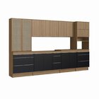 Cozinha Completa 6 Peças Com Cristaleira Porta Tela 1 Forno E